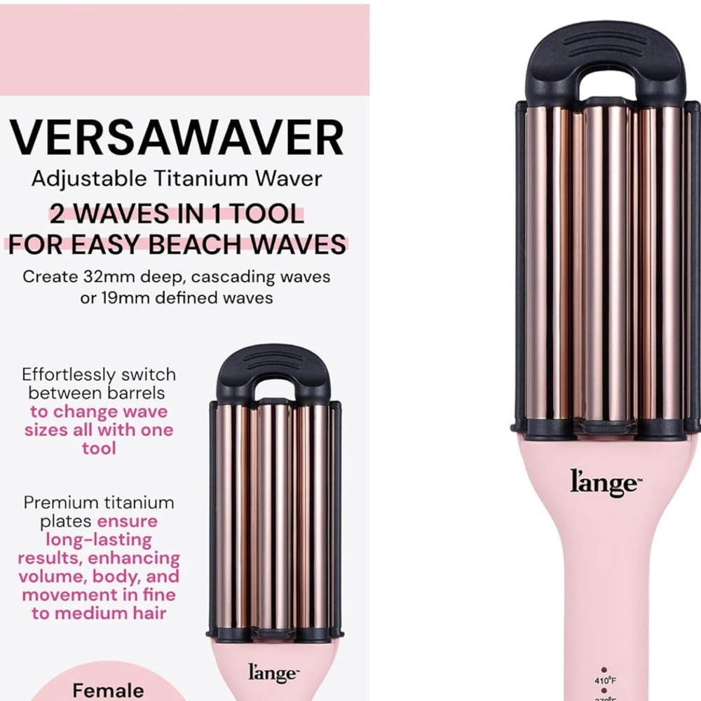 L'ange Versawaver Adjustable Titanium Waver